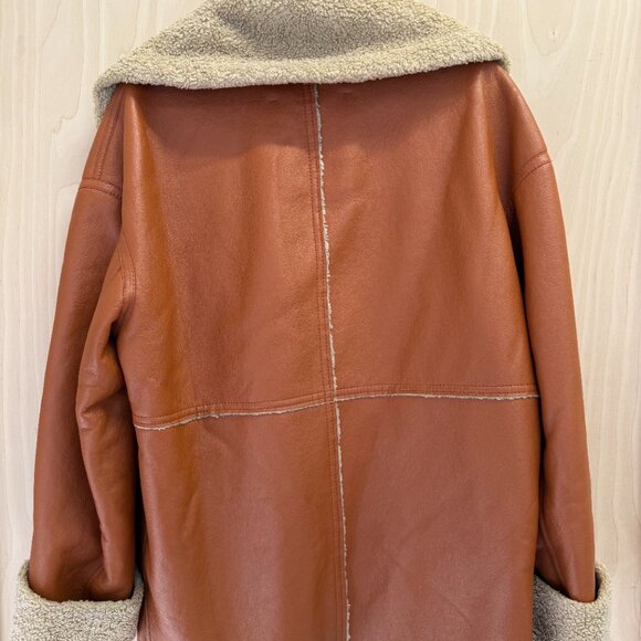 Nanushka Faux Shearling Beryl Coat - Picture 3 of 4